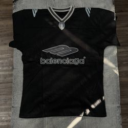 Balenciaga B3 Football Black T Shirt 