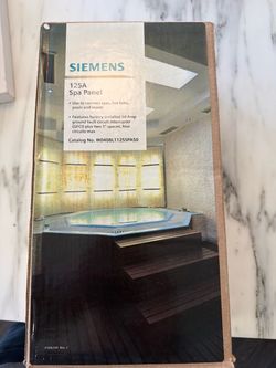 Siemens 125A Spa Panel with 50A GFCI Breaker – Hot Tub Outdoor Panel