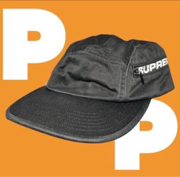 Supreme Side Zip Camp Cap