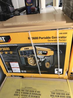 New Cat portable generator