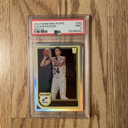 PSA 9 NBA Hoops Walker Kessler #252 Impulse Rookie Card