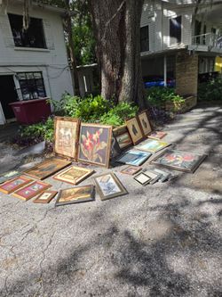 Mixed Lot of Framed Art Prints and Paintings