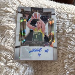 2024 SELECT WNBA NIKA MUHL ROOKIE NUMBERED 16/25 AUTOCARD