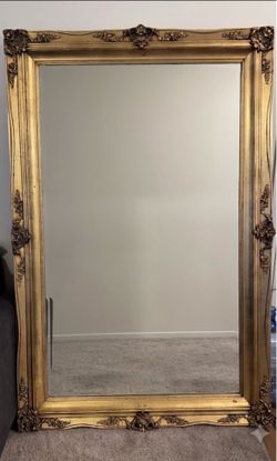 Large Gold framed mirror
