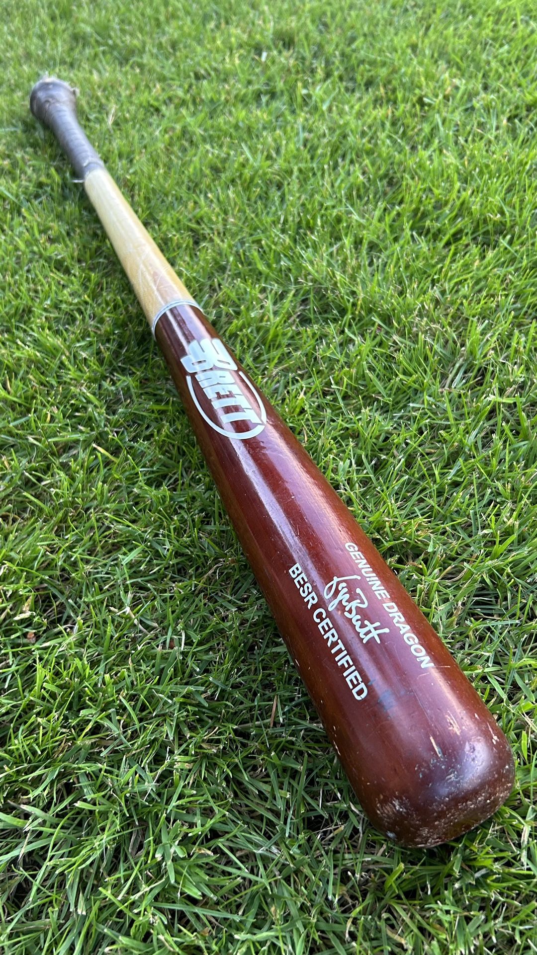 Brett Bros Hickory Bamboo Dragon Baseball Bat 34*