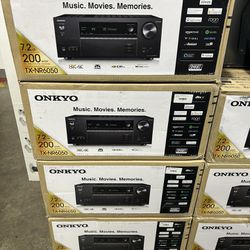 Onkyo TX-NR6050 7.2-Channel Network Home Theater Smart AV Receiver