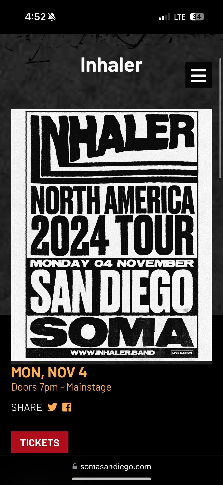 Inhaler Soma San Diego $25