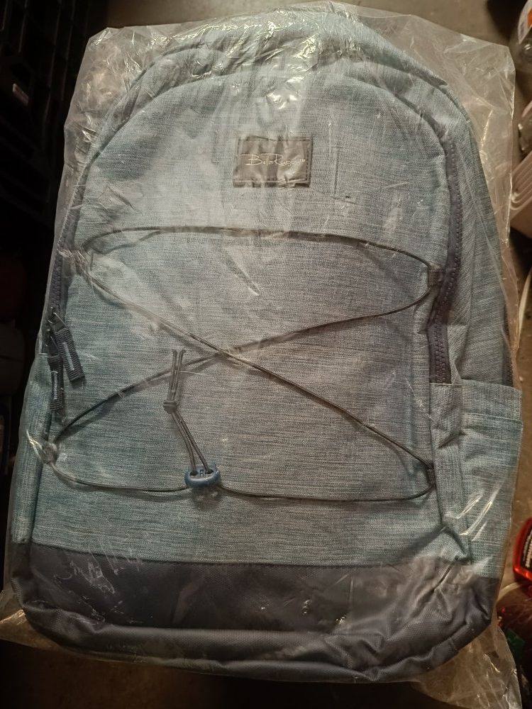 Bella Russo Backpack, Blue , 18.75” Corded Front School Bag 💯% BRAND NEW Never Used 