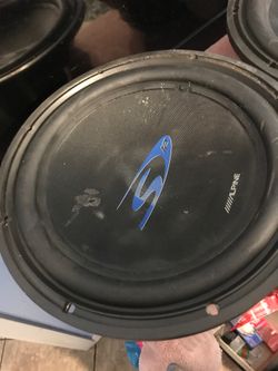 Alpine sws-12230 speakers 🔊