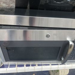 GE Stainless Microwave 