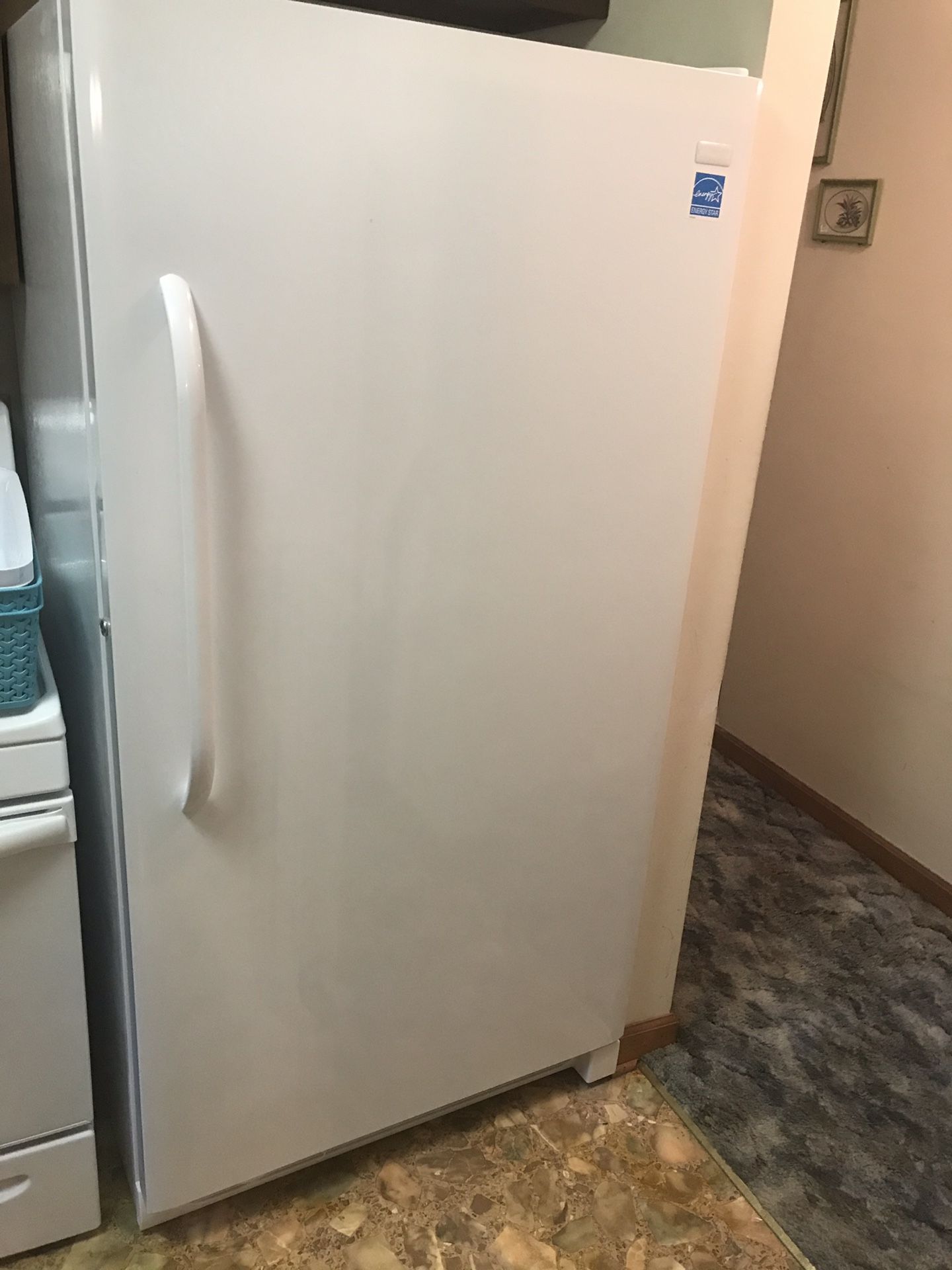 Frigidaire 16.6 cu. ft. Frost Free Upright Freezer in White, FFFH17F2QWA. ENERGY STAR