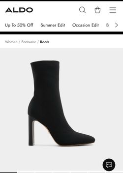 Super sleek nylon boots with a kick ass heel size 9 brand new