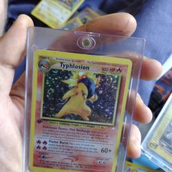 First Edition Typhlosion Neo Genesis 