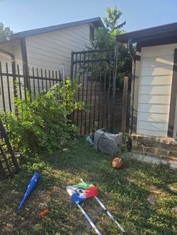Metal fence