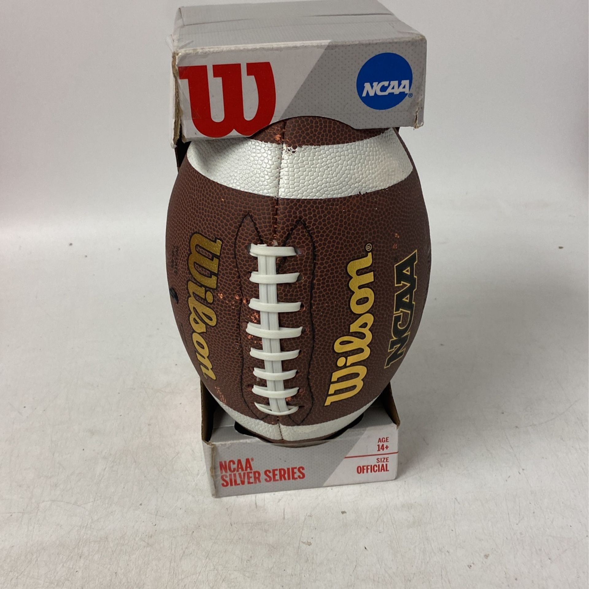 Wilson NCAA Red Zone Composite Football, Composite Leather, official size