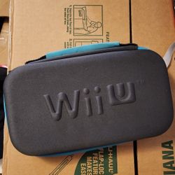 Nintendo Wii U Gamepad Protective Carrying  Case Gray/Blue