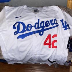 Jackie Robinson Number 42 White 