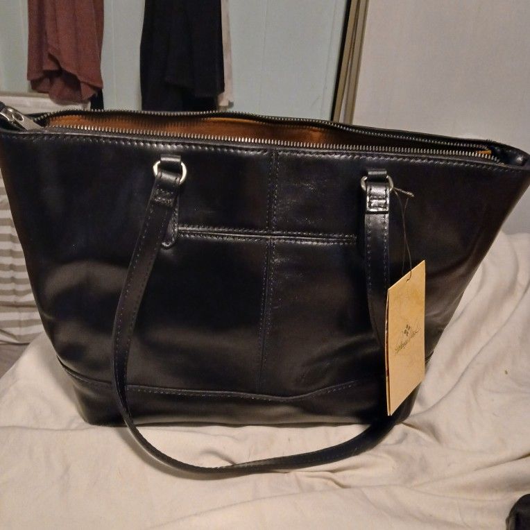 Patricia Nash--Violetti Tote Vintage Distressed Leather