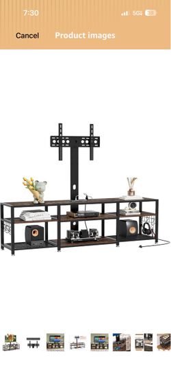 Entertainment Stand and TV Mount