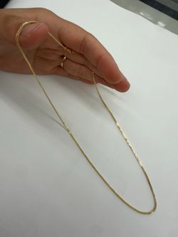 10KT Real Gold Franco Chain