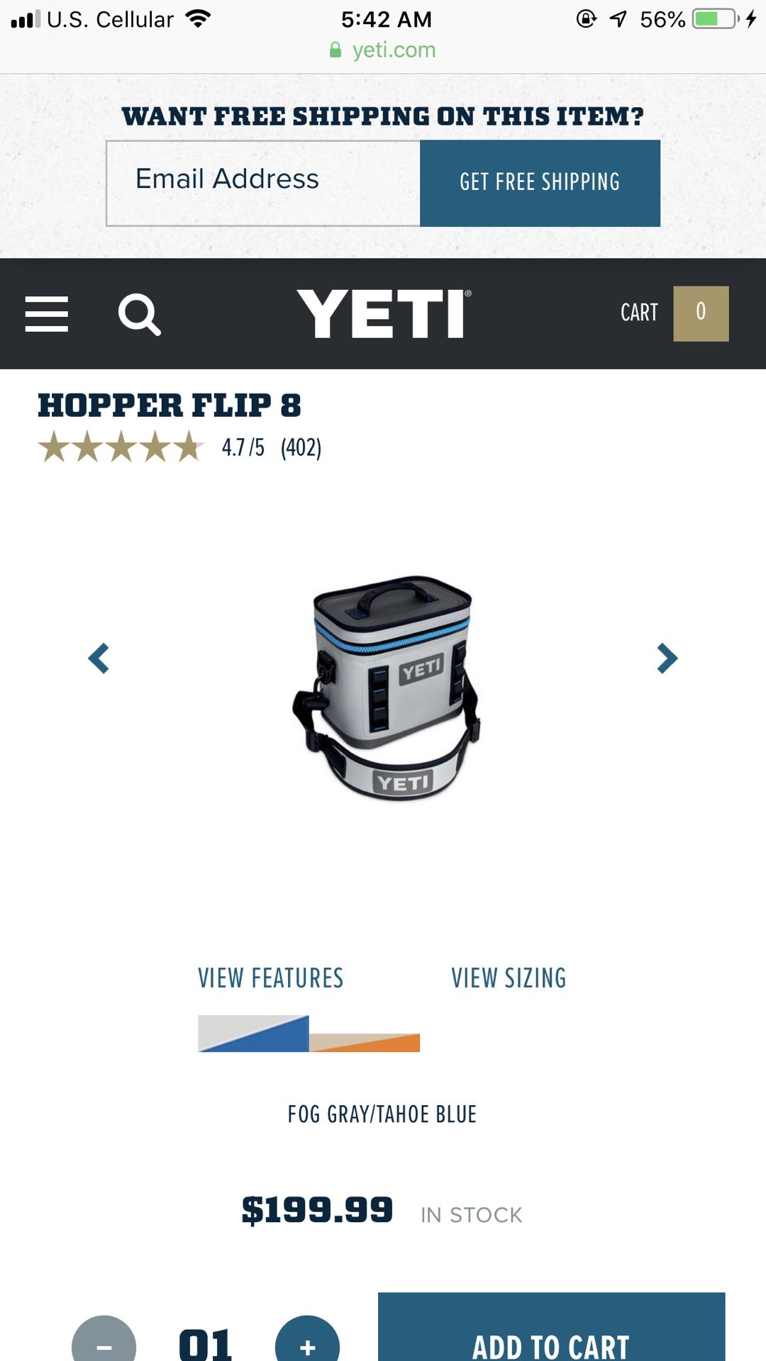 Yeti Flip Cooler