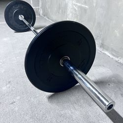 Barbell Plus Weights 4 CHEAP!! 
