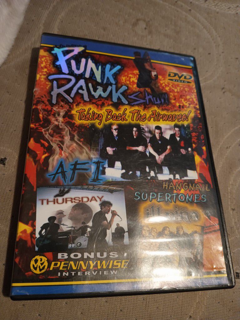 Punk Rawk Show - Taking Back the Airwaves (DVD, 2002) AFI Music Videos OOP