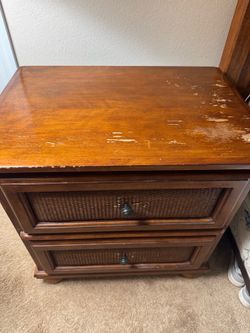 2 Brown Nightstands