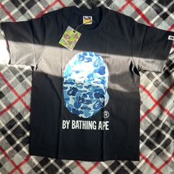 Light blue bape tee