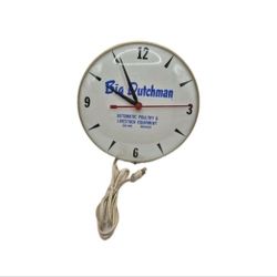 Vintage Big Dutchman Advertising Bubble Clock