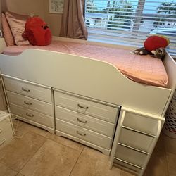 Loft Bed With Dressers 