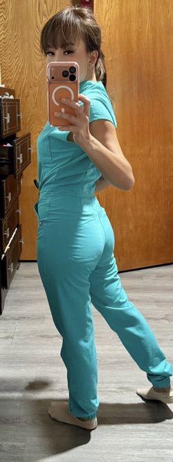 Limited Edition Oasis Rafaela Jumpsuit- Cargo Scrub Jumpsuit - XXS