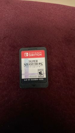 Super Smash Bros Ultimate Nintendo switch game