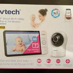  Vtech 7” Smart Wi-fi 1080p Pan & Tilt Monitor
