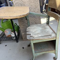 Vintage School Desk
