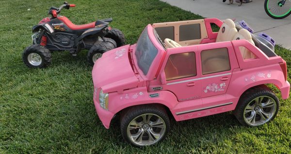 Power wheels Barbie Cadillac Escalade. Needs a battery. Asking $50.00