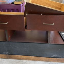 Free Wood Entertainment Center 