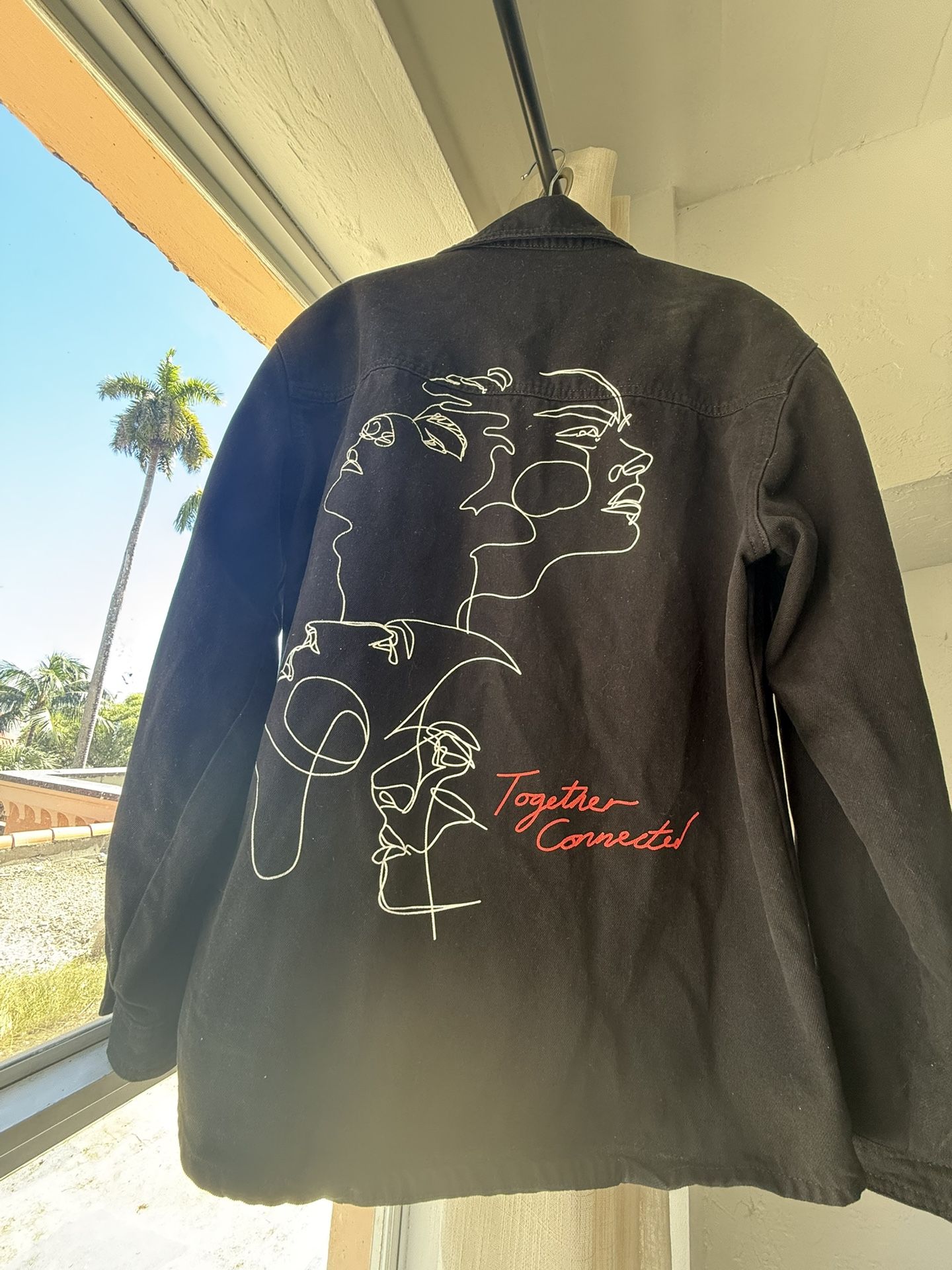 Limited edition - Capsule - Zara Painted denim Black Jacket Man