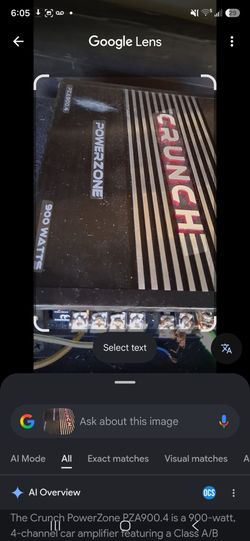 900 watt 4 channel amp crunch