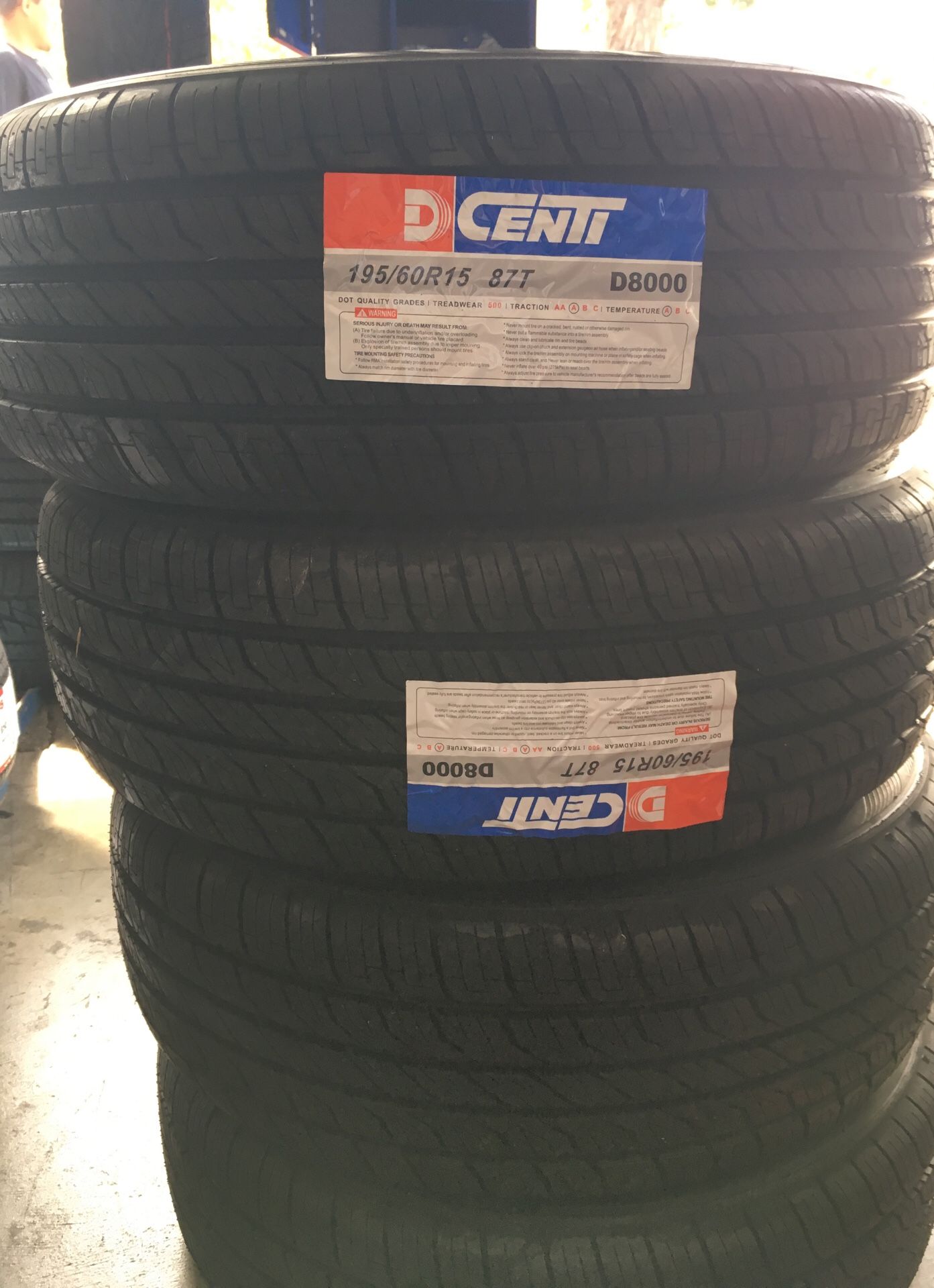 15” TIRES - Toyota Corolla, Honda Civic