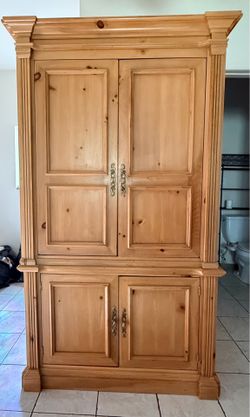 Solid Pine Armoire