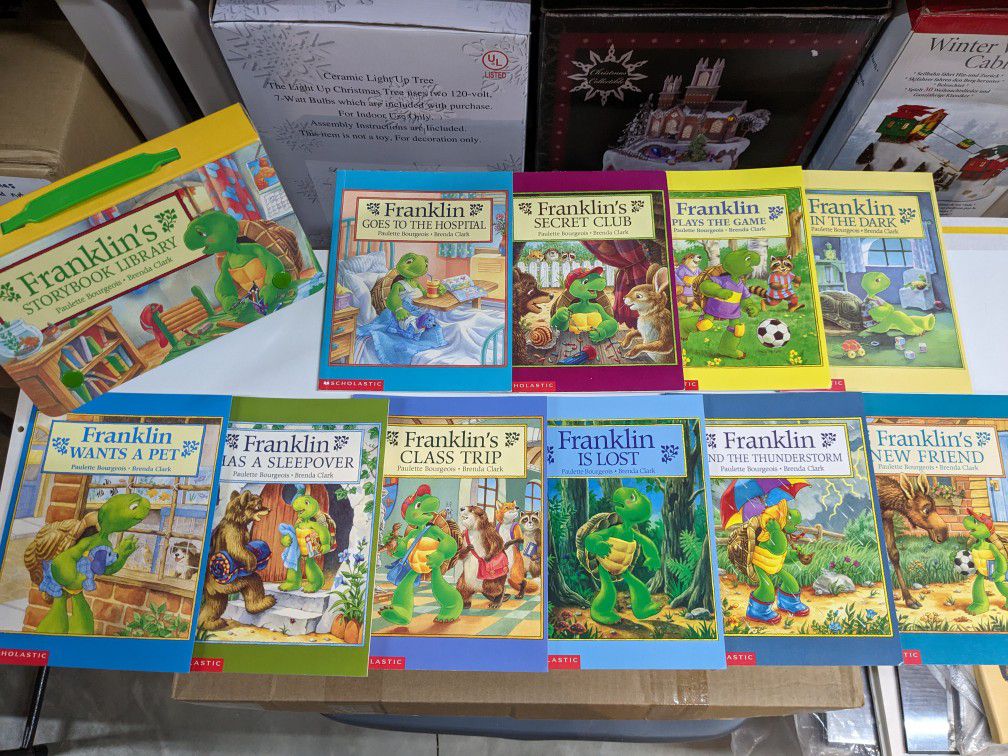 Franklin's Storybook Library Set Plus Halloween Books