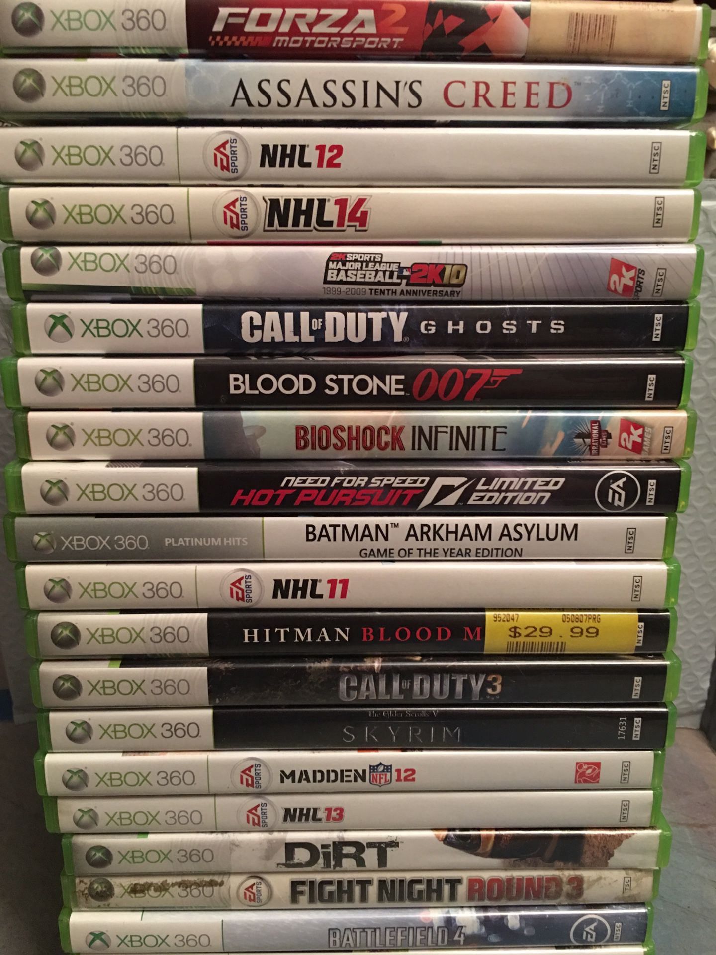 Xbox 360 games 22 games all for $100
