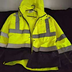 raincoat , and three evening dresses