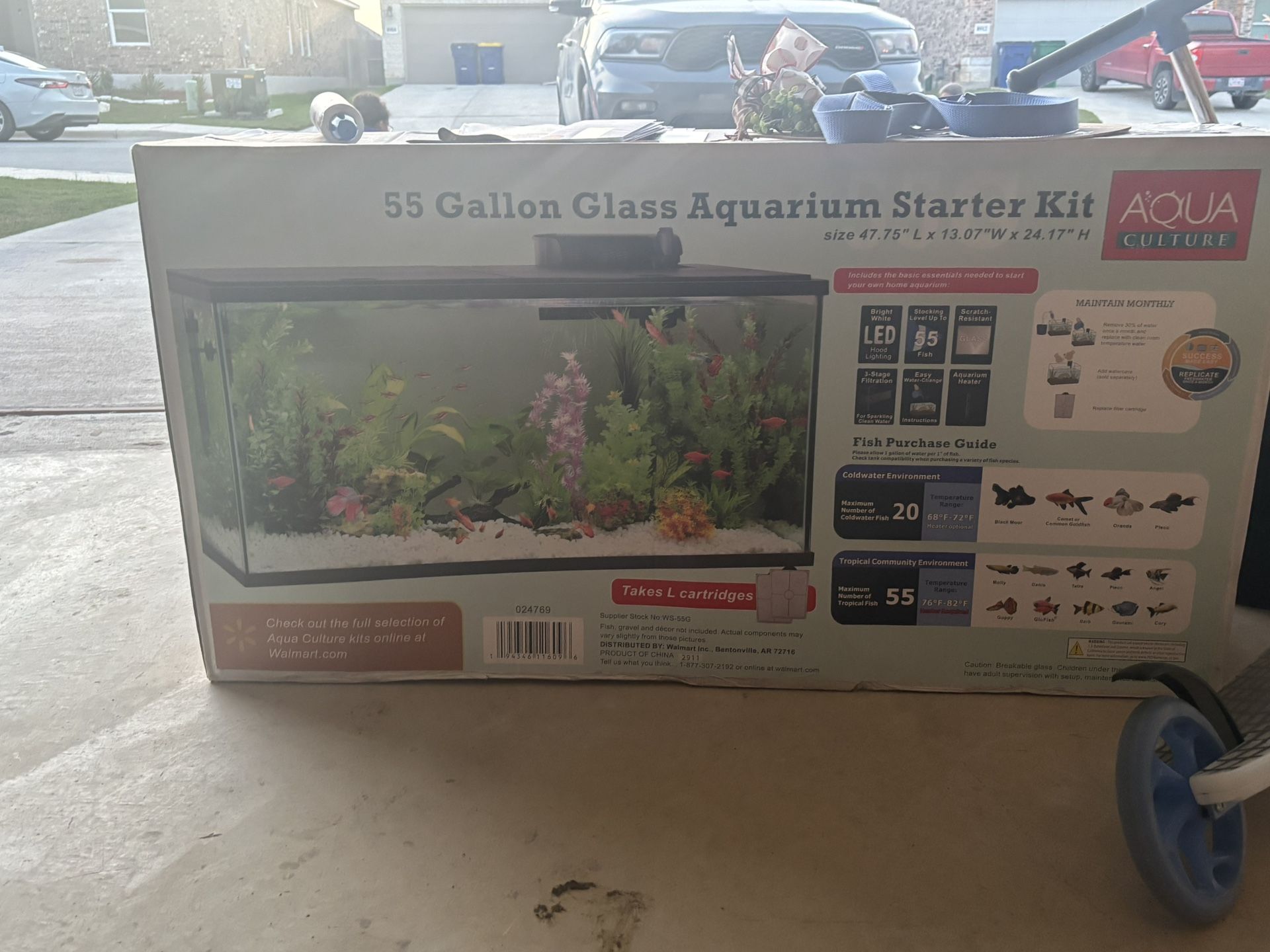 55 gallon fish tank