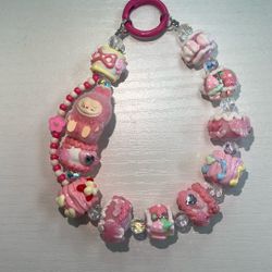 Phone Chain, Keychain, Bag Chain/ Labubu, Flower, Loopy