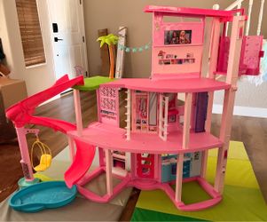 Barbie Dreamhouse Pool Party Doll House with Slide, Pool & Elevator