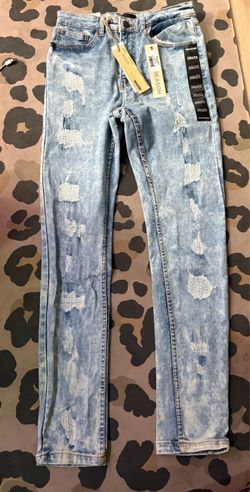 Reason Distressed Light Wash Jeans