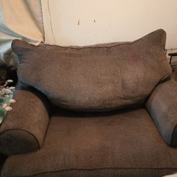 Arm Chair With Ottoman 