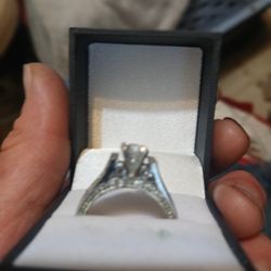REAL SILVER WEDDING RING  $125 SIZE 8